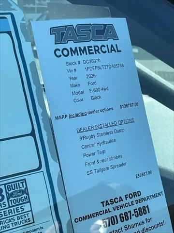 2026 Ford 600 XL