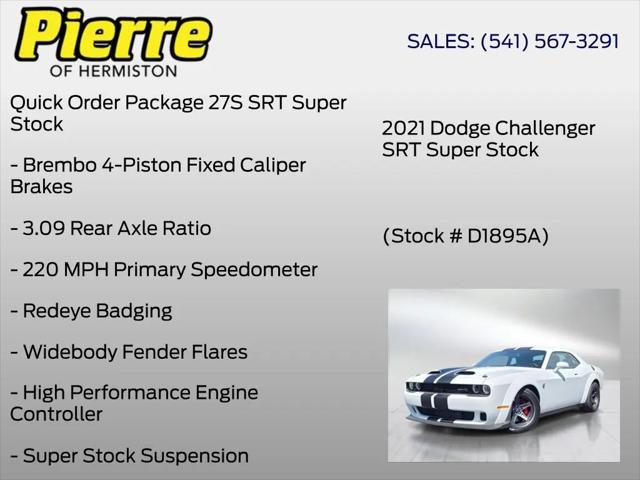 2021 Dodge Challenger SRT Super Stock