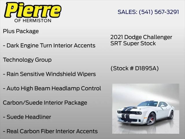 2021 Dodge Challenger SRT Super Stock