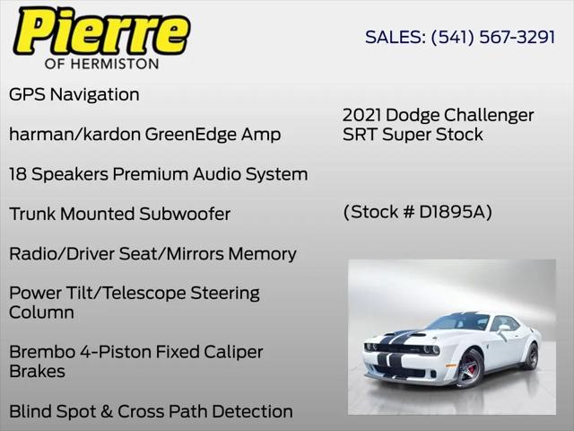 2021 Dodge Challenger SRT Super Stock