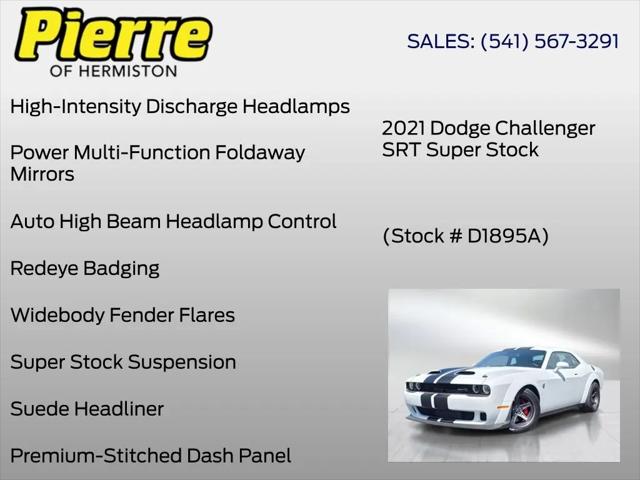 2021 Dodge Challenger SRT Super Stock