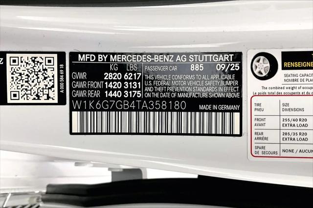 2026 Mercedes-Benz S 580 4MATIC