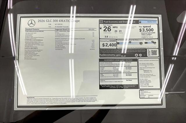 2026 Mercedes-Benz GLC 4MATIC Coupe