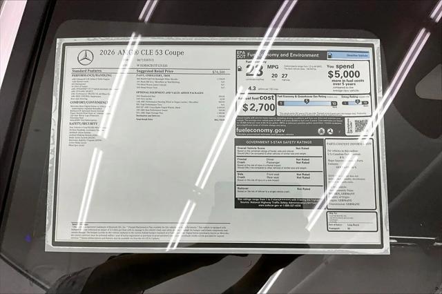 2026 Mercedes-Benz CL AMG CLE 53