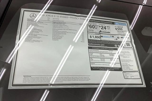 2026 Mercedes-Benz AMG E 53 E AMG E 53 E