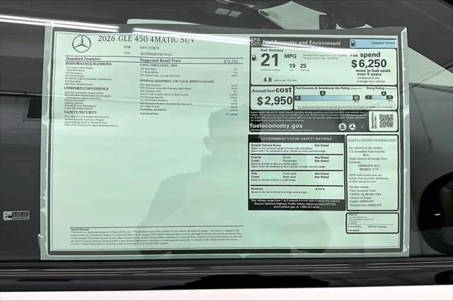 2026 Mercedes-Benz GLE GLE 450 4MATIC