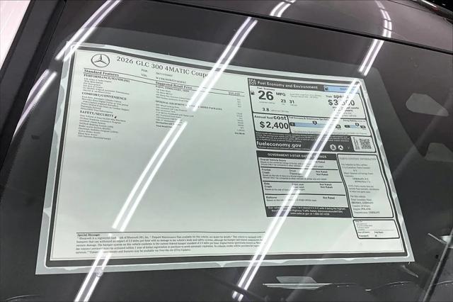 2026 Mercedes-Benz GLC 4MATIC Coupe