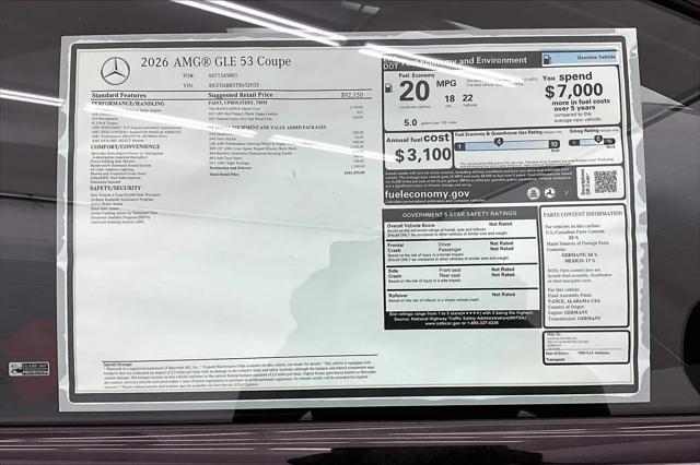 2026 Mercedes-Benz AMG GLE 53 4MATIC+