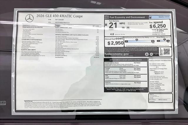 2026 Mercedes-Benz GLE 450 4MATIC