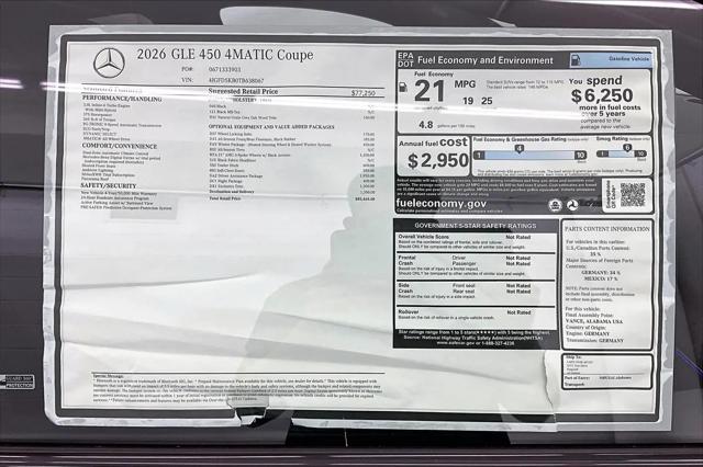 2026 Mercedes-Benz GLE 450 4MATIC