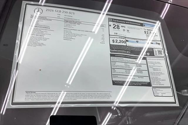 2026 Mercedes-Benz GLB GLB 250