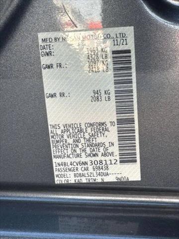 2022 Nissan Altima SR FWD