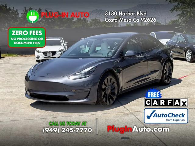 2021 Tesla Model 3 Performance Dual Motor All-Wheel Drive for sale in Costa Mesa, CA