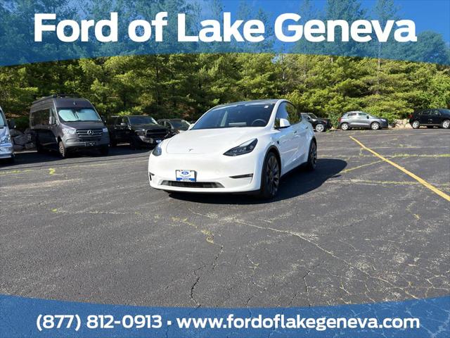 2021 Tesla Model Y Performance Dual Motor All-Wheel Drive for sale in Lake Geneva, WI