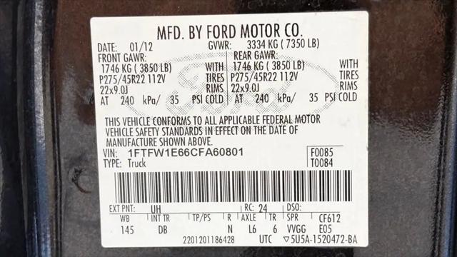 2012 Ford F-150 Harley-Davidson
