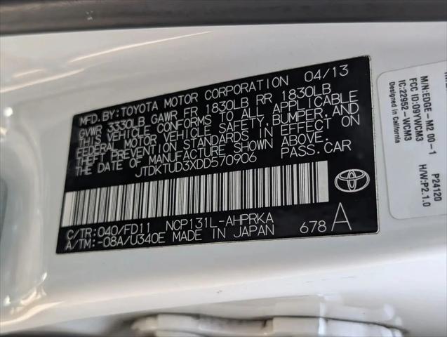 2013 Toyota Yaris SE
