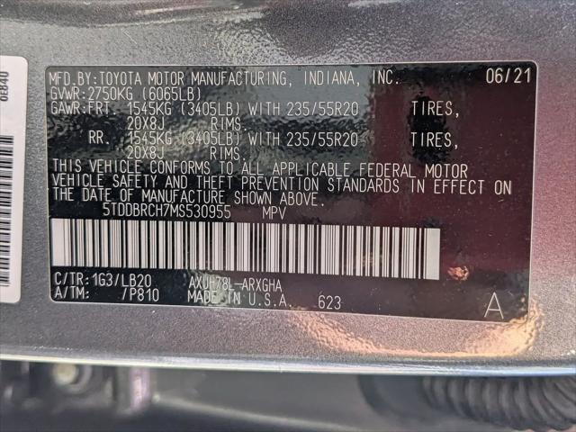 2021 Toyota Highlander Hybrid Limited