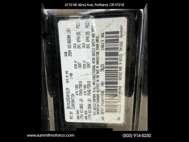 2001 Dodge Ram 1500 Base