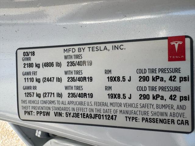 2018 Tesla Model 3 Long Range