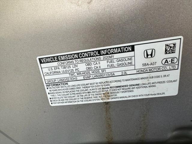 2020 Honda Civic Sport