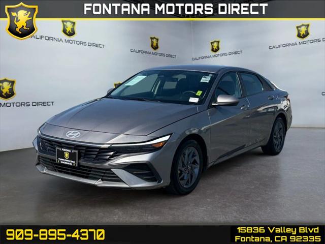 2024 Hyundai Elantra Hybrid Blue for sale in Fontana, CA