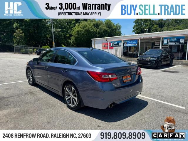 2016 Subaru Legacy 2.5i Limited