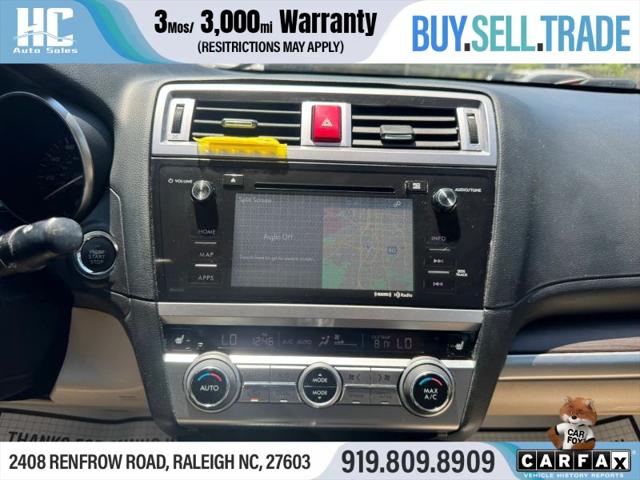 2016 Subaru Legacy 2.5i Limited