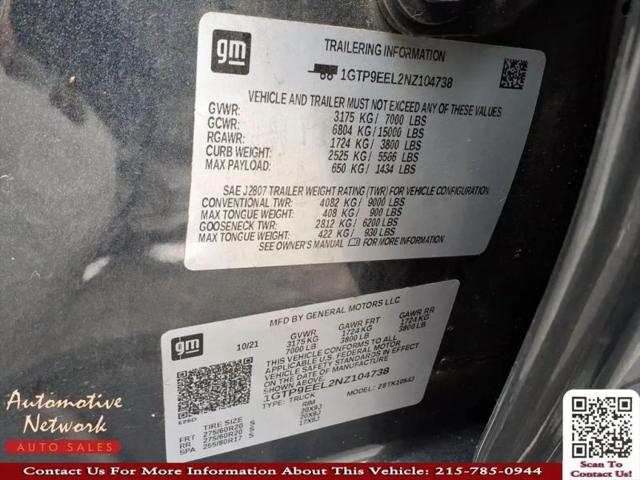 2022 GMC Sierra 1500 Limited 4WD Crew Cab Short Box AT4
