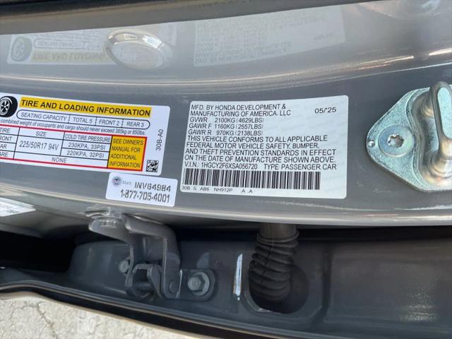 2025 Honda Accord Sedan EX-L