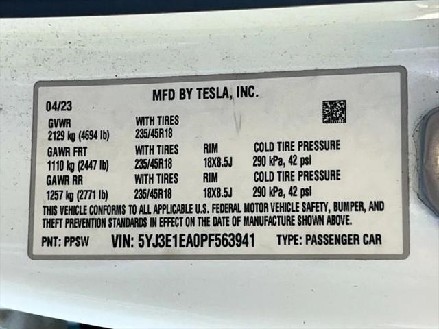 2023 Tesla Model 3 Rear-Wheel Drive