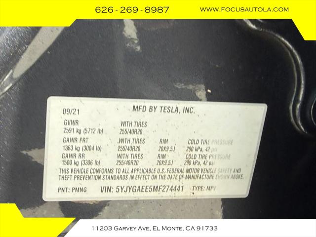 2021 Tesla Model Y Long Range Dual Motor All-Wheel Drive