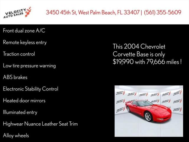 2004 Chevrolet Corvette Base