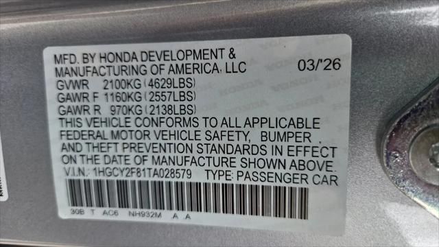 2026 Honda Accord Sedan Touring