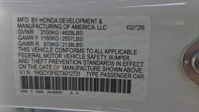 2026 Honda Accord Sedan EX-L