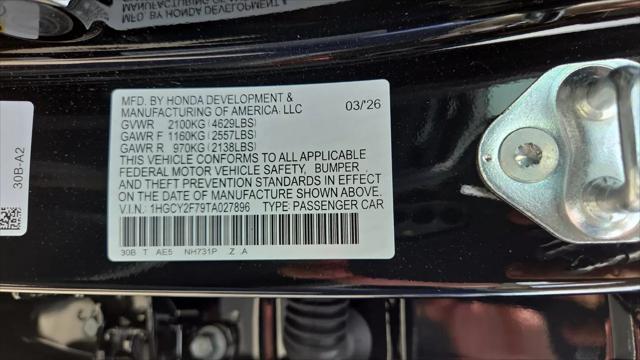 2026 Honda Accord Sedan Sport-L