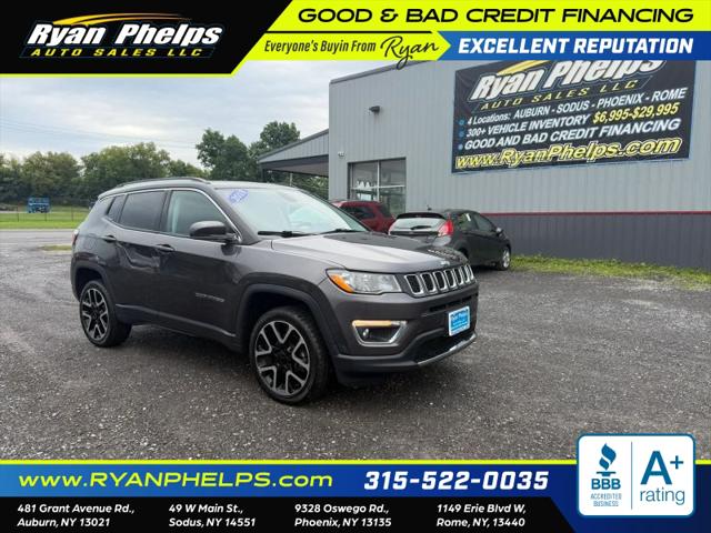 2018 Jeep Compass Limited 4x4 for sale in Auburn, NY