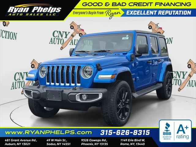 2021 Jeep Wrangler 4xe Unlimited Sahara 4x4 for sale in Sodus, NY