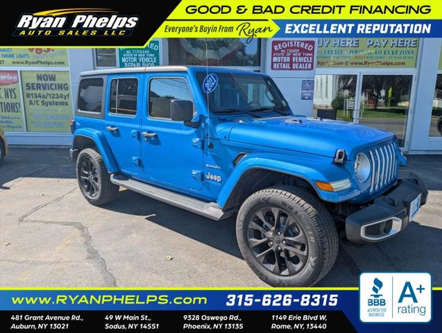 2021 Jeep Wrangler 4xe Unlimited Sahara 4x4 for sale in Sodus, NY
