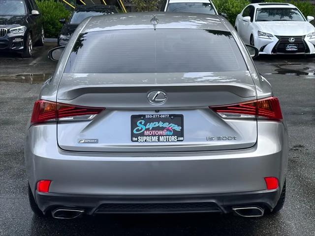 2017 Lexus IS 200t IS Turbo F-Sport