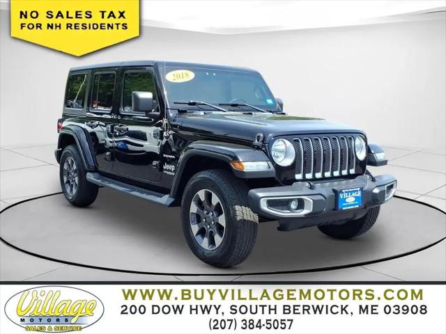 2018 Jeep Wrangler Unlimited Sahara 4x4 for sale in South Berwick, ME
