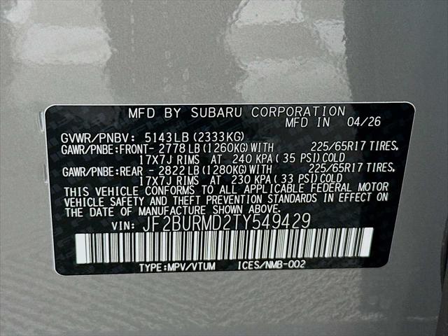 2026 Subaru Outback Wilderness