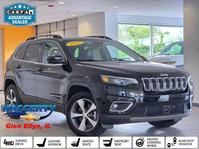 2022 Jeep Cherokee Limited 4x4 for sale in Glen Ellyn, IL