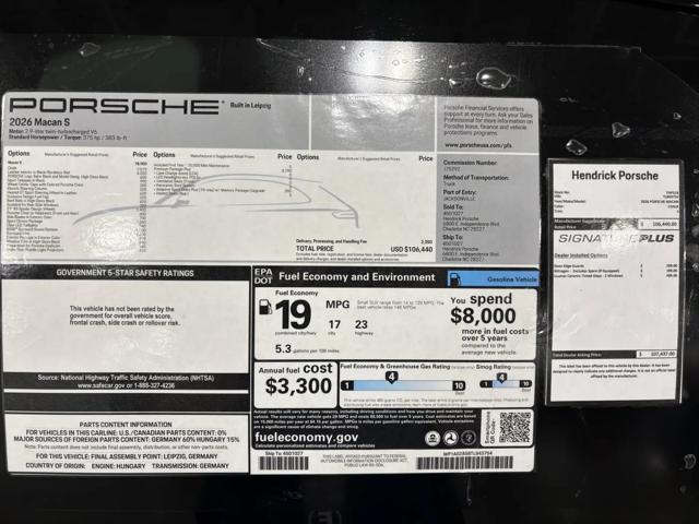 2026 Porsche Macan S