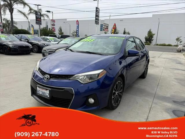 2014 Toyota Corolla S Plus for sale in Bloomington, CA