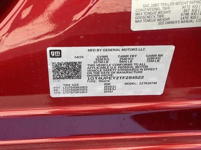 2026 GMC Sierra 2500HD Crew Cab, Standard Bed, AT4, 4WD
