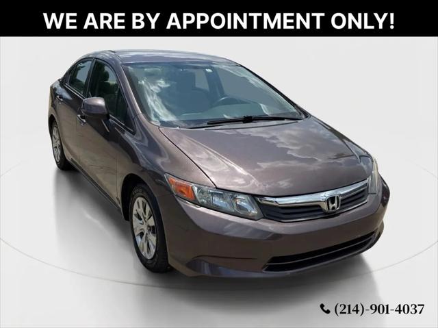 2012 Honda Civic LX for sale in Dallas, TX