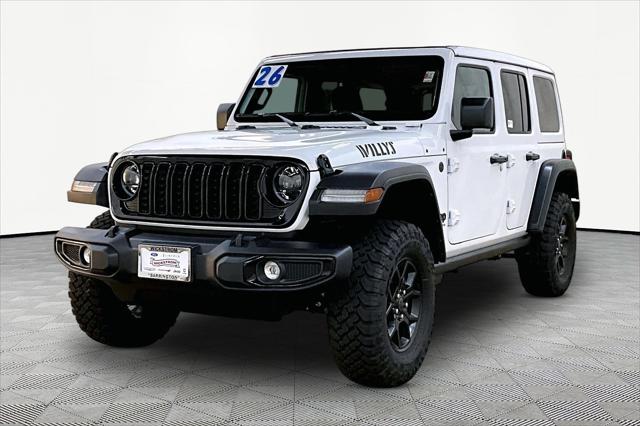 2026 Jeep Wrangler 4-Door Willys 4x4 for sale in Barrington, IL