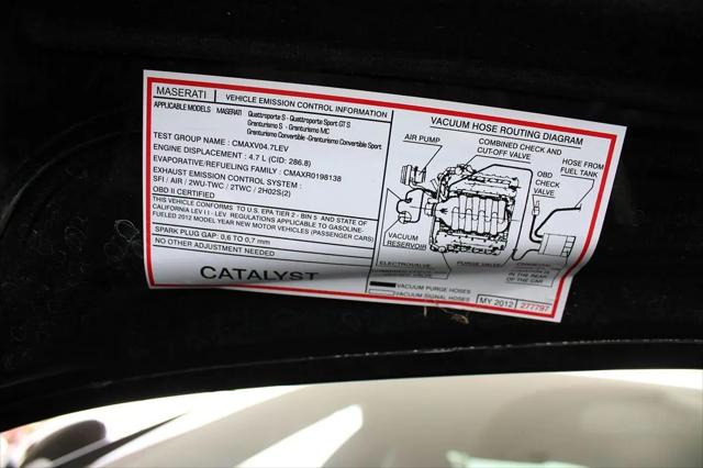 2012 Maserati GranTurismo S Automatic