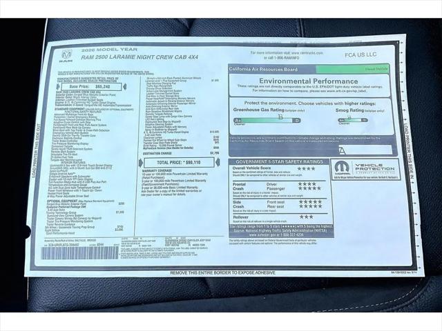 2026 Ram 2500 Laramie Crew Cab 4x4 64 Box