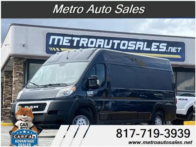2019 Ram ProMaster Cargo Van High Roof 159" WB EXT for sale in Arlington, TX